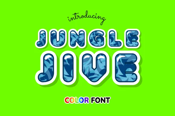 Jungle Jive by JUSTTYPE — Color Fonts Font