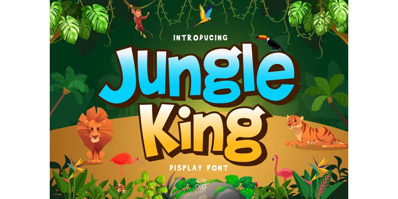Jungle King Font by keng graphic — Display Font
