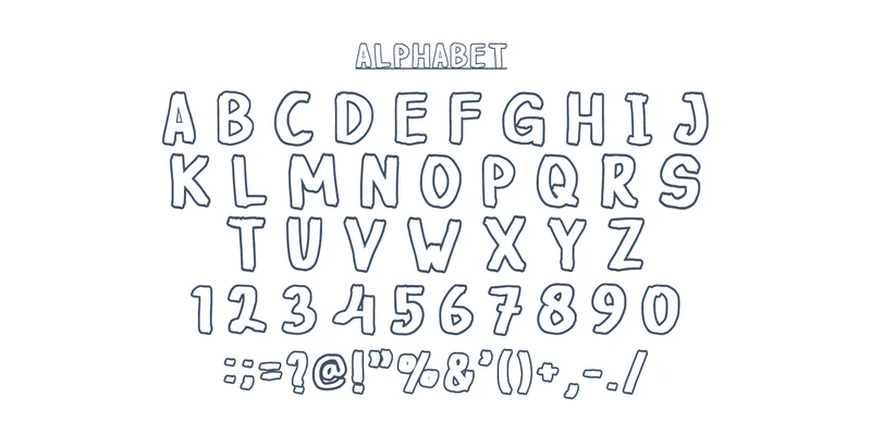 Junior Outline Font by Sahira Studio — Display Font — thumbnail 4