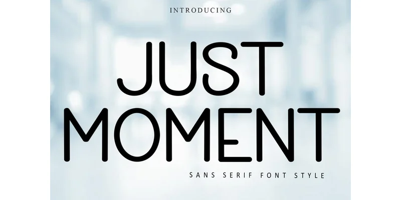 Just Moment Font by FreshTypeINK — Sans Serif Font