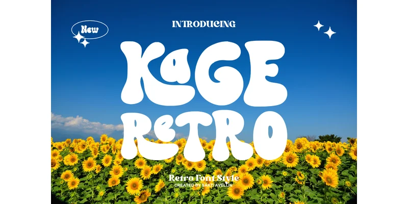 Kage Retro Font by Sakti Avellin — Display Font