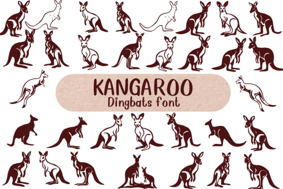 Kangaroo by Nongyao — Dingbats Font