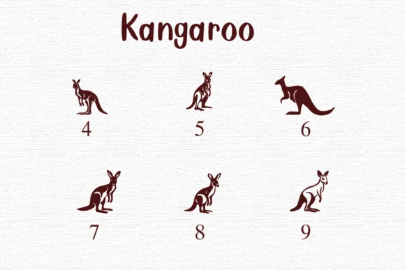 Kangaroo by Nongyao — Dingbats Font — thumbnail 4