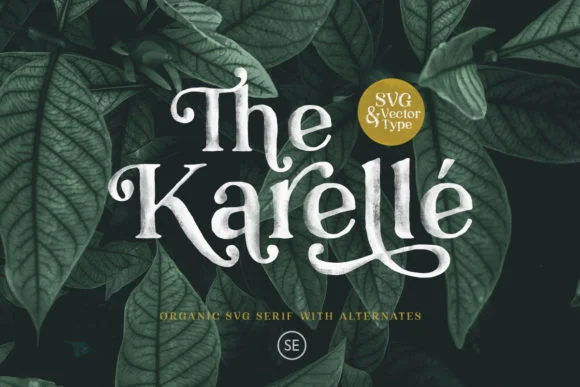 Karelle by saridezra — Color Fonts Font