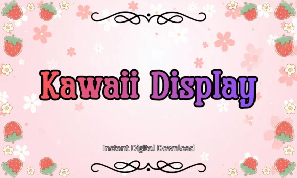Kawaii Display by Pamlico Creations — Slab Serif Font