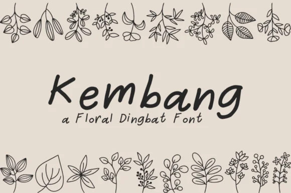 Kembang by SiapGraph — Dingbats Font