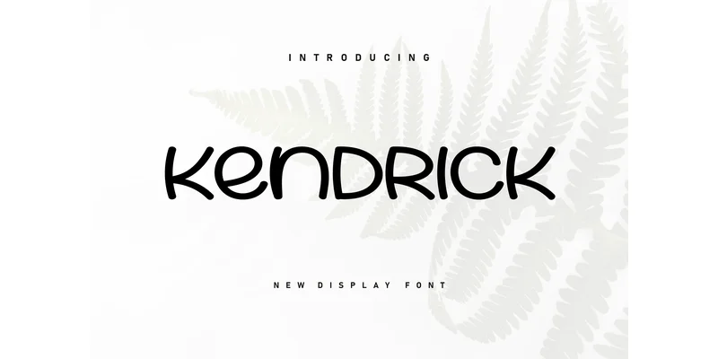 Kendrick Font by KC Production — Display Font