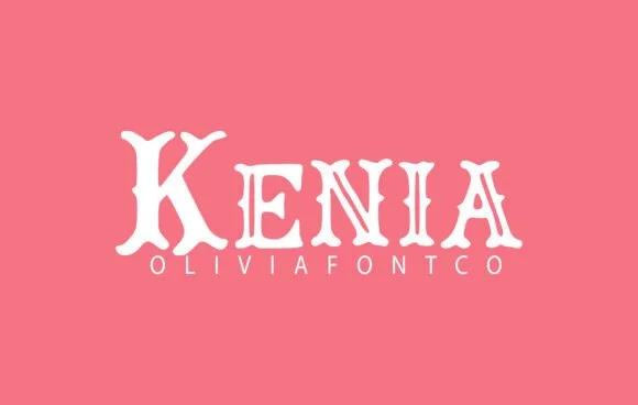 Kenia by OliviaFontCo — Slab Serif Font