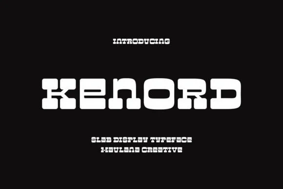 Kenord by Maulana Creative — Slab Serif Font
