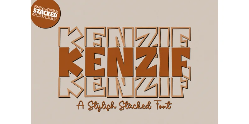 Kenzif Font by Kama Studio — Display Font