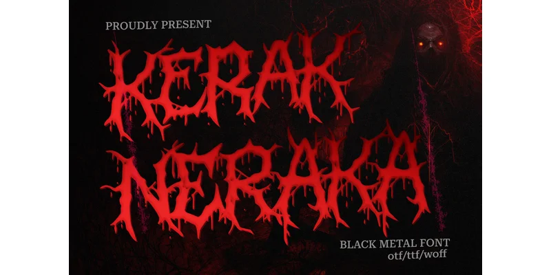 Kerak Neraka Font by Denustudios by Denustudios — Blackletter Font