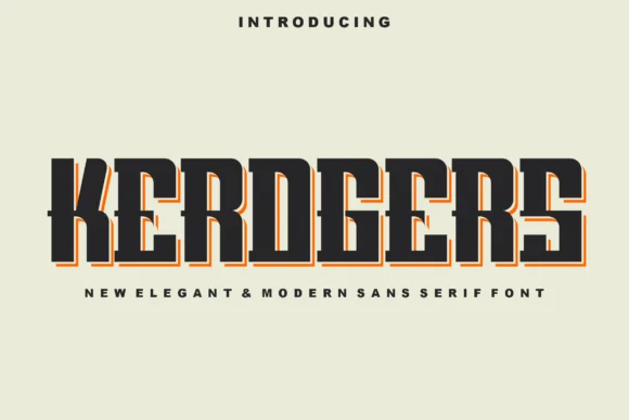 Kerogers by kalingga.albert — Slab Serif Font
