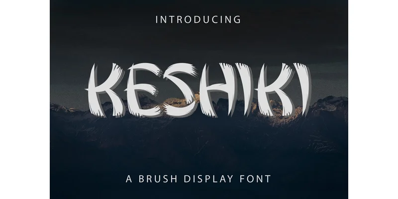 Keshiki Font by Kido Studio — Display Font