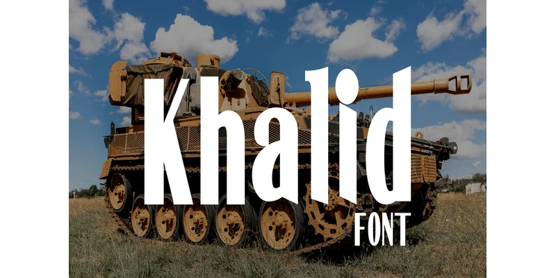 Khalid Font by mhd.usman00 — Display Font
