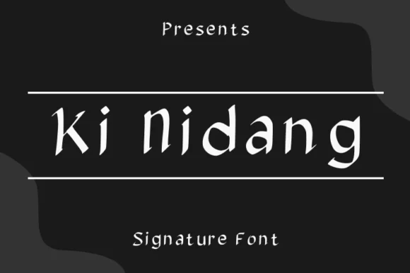 Ki Nidang by Eric Kusuma β Slab Serif Font