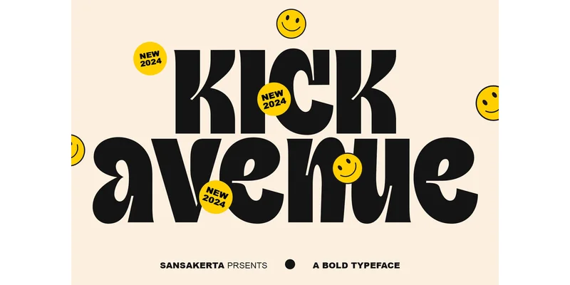 Kick Avenue Font by dnartdesignn — Display Font
