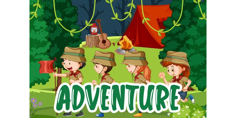 Kids Camping Font by Planetz studio — Display Font — thumbnail 5