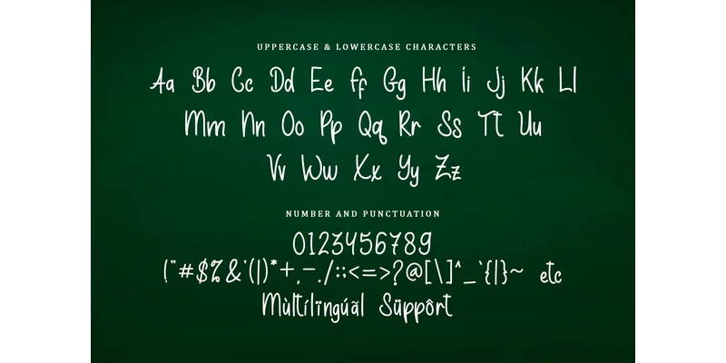 Kids Chalk Font by Sakha Design — Display Font — thumbnail 7