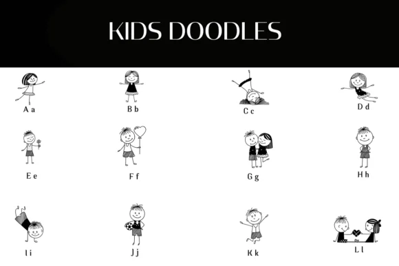 Kids Doodles by Heartcraft Atelier — Dingbats Font — thumbnail 2