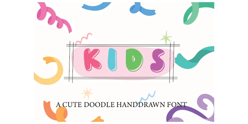 Kids Font by Oatmeal — Display Font