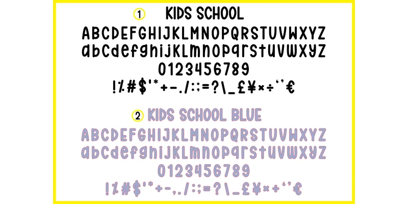 Kids School Font by Riya Studio — Display Font — thumbnail 8