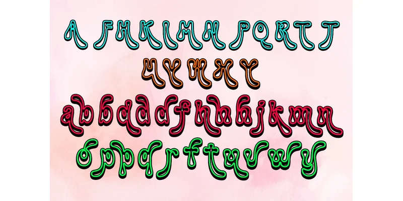 Kids Stacked Outline Font by AF Type — Display Font — thumbnail 6