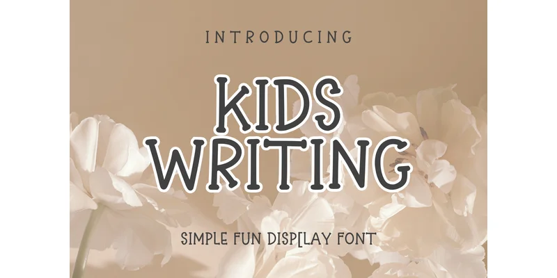 Kids Writing Font by SiapGraph — Display Font