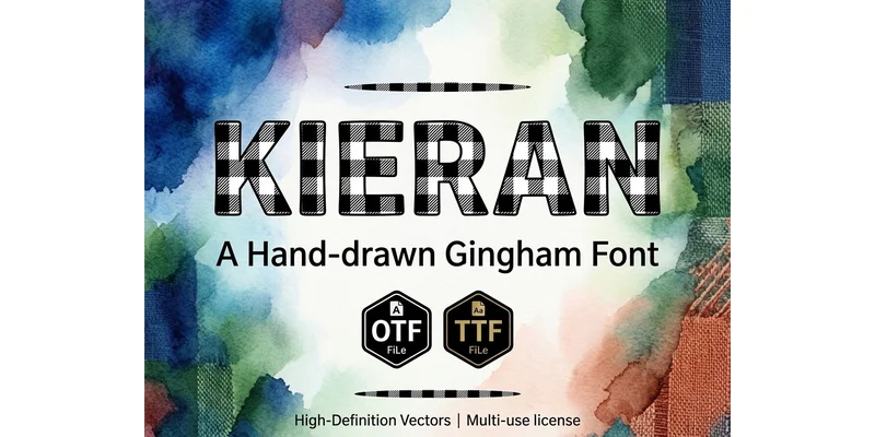 Kieran Font by mail.skygroup — Display Font — thumbnail 3