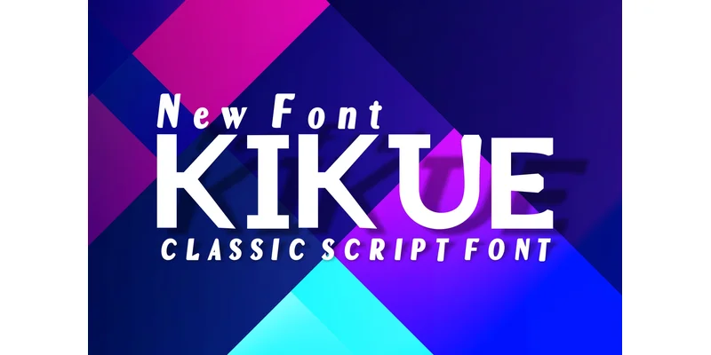 Kikue Font by mhd.usman00 — Display Font