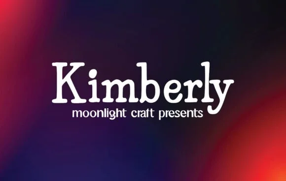 Kimberly by moonlight craft — Slab Serif Font
