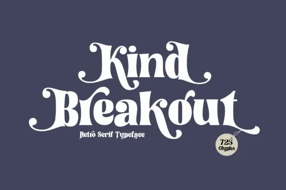 Kind Breakout by Moriztype — Slab Serif Font