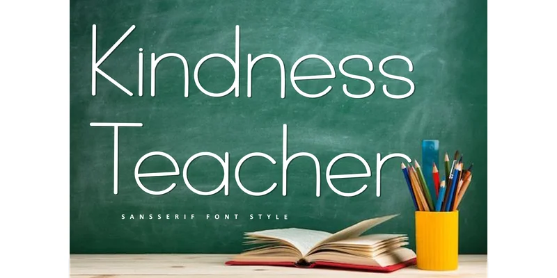 Kindness Teacher Font by Inermedia STUDIO — Sans Serif Font