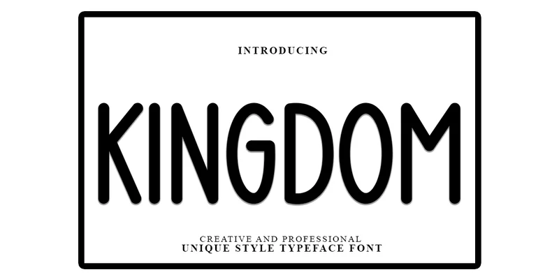 Kingdom Font by PAYJHOshop — Sans Serif Font