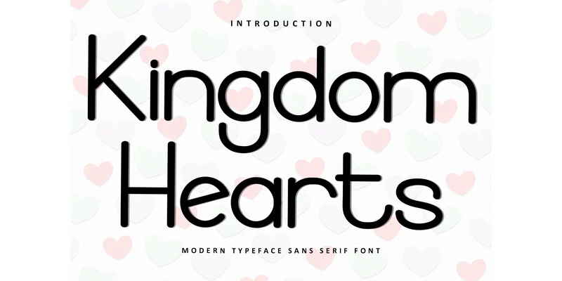 Kingdom Hearts Font by FreshTypeINK — Sans Serif Font