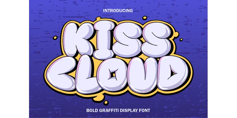 Kiss Cloud Font by SVG Bloom — Display Font