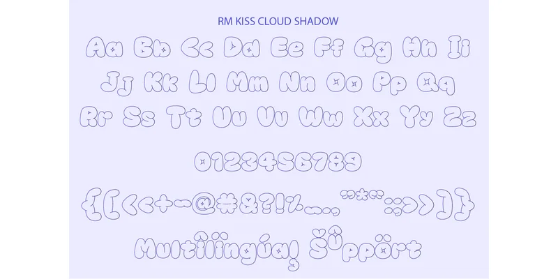 Kiss Cloud Font by SVG Bloom — Display Font — thumbnail 6