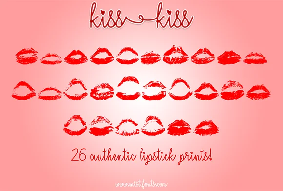 Kiss Kiss by Misti — Dingbats Font