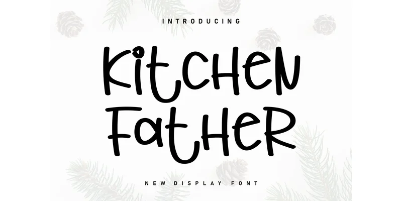 Kitchen Father Font by Berkah Shop — Display Font