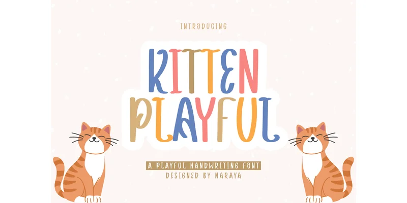 Kitten Playful Font by Naraya Studio — Display Font