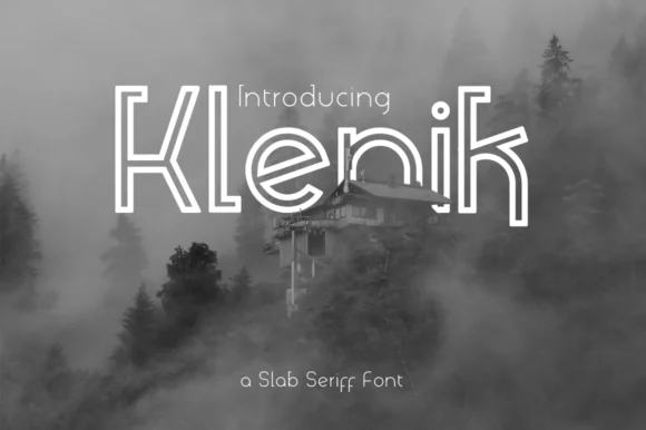Klenik by Grontype — Slab Serif Font