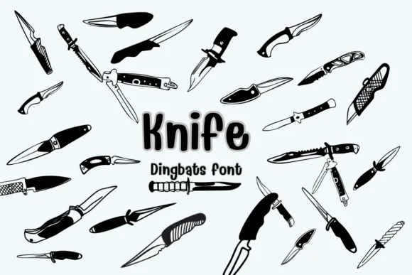 Knife by Nongyao — Dingbats Font