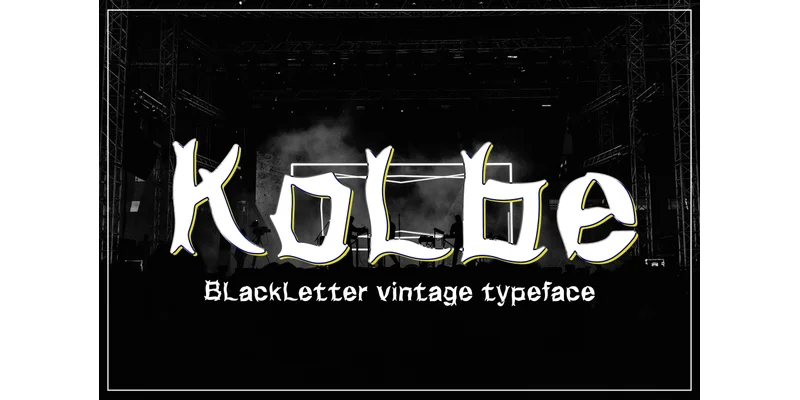 Kolbe Font by Choirulcreator — Blackletter Font