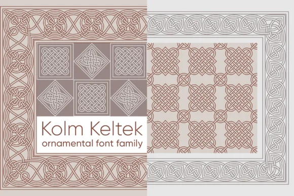 Kolm Keltek by 2d-typo — Dingbats Font — thumbnail 2