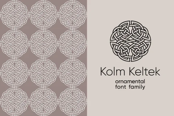 Kolm Keltek by 2d-typo — Dingbats Font — thumbnail 3