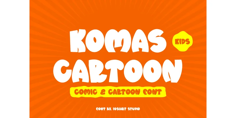 Komas Cartoon Font by IqsiartStudio — Display Font