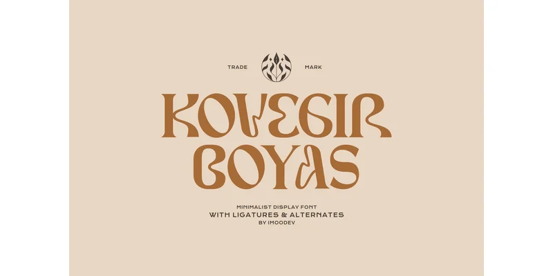 Kovegir Font by imoodev — Display Font