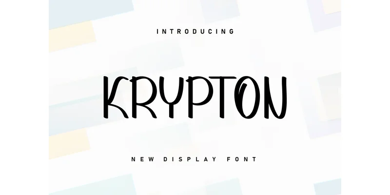 Krypton Font by ArtLine Design — Display Font
