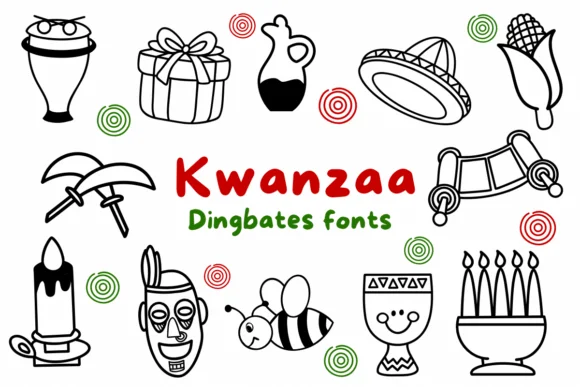 Kwanzaa by Natchuta — Dingbats Font