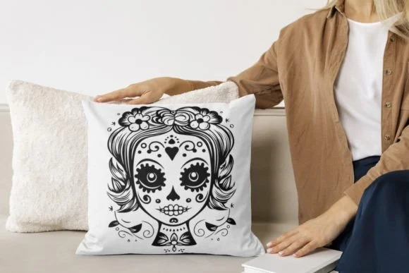 La Catrina Sugar Skull by MOMAT THIRTYONE — Dingbats Font — thumbnail 6