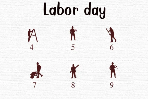 Labor Day by Nongyao — Dingbats Font — thumbnail 4